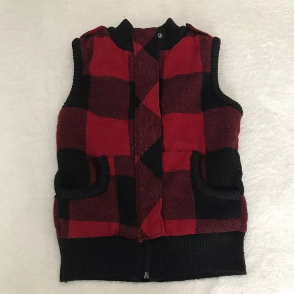 Plaid sweater vest!